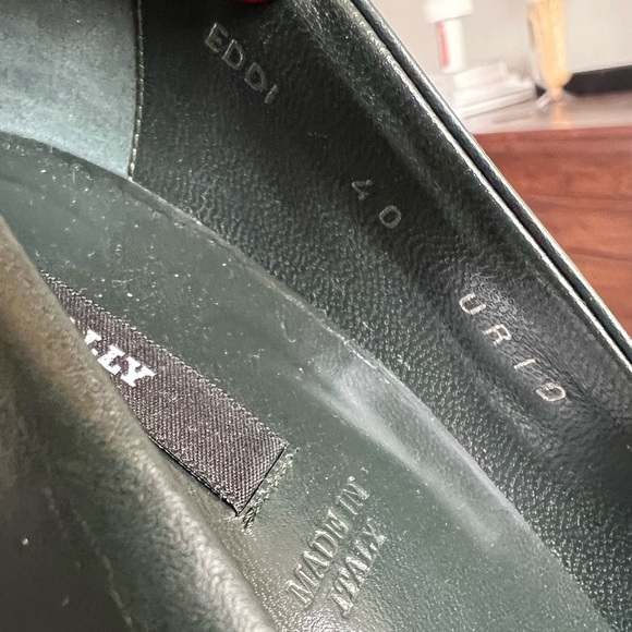 Bally Dark Green Eddi Peep Toe Pumps - Picture 7 of 7